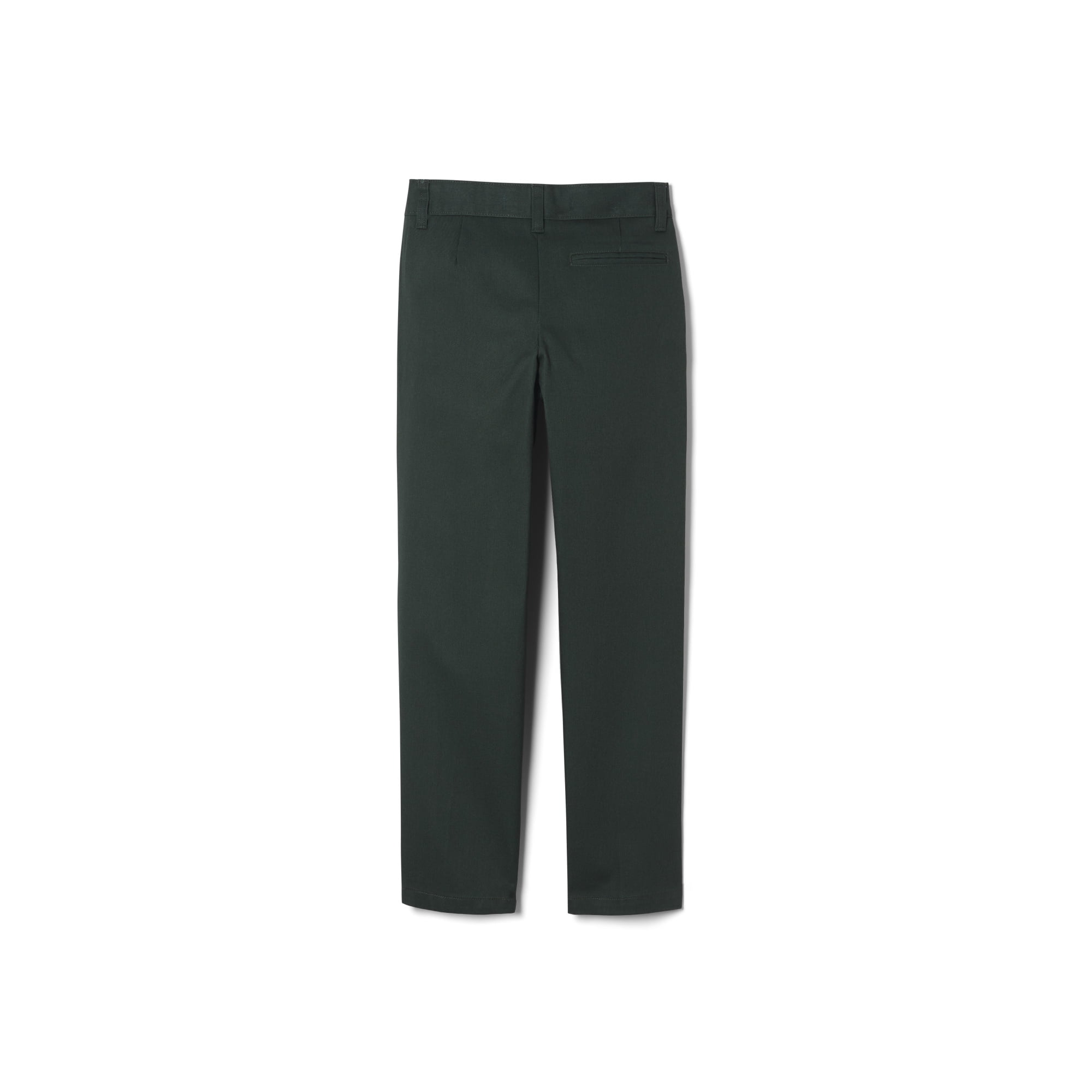 18 French Toast Adjustable Waist Drop Waist Flat Front Pants Black